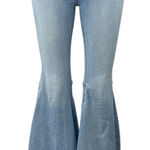 Free People  Blue High Rise Bell Bottom Bootcut Flare Denim Jeans Pants Size W25 Photo 0