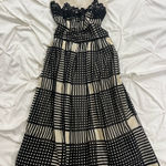 BGN black and White Checkered Dress Size M Photo 0