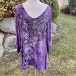 Dress Barn Purple & Black Tunic Photo 4