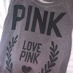 PINK - Victoria's Secret Gray Long Sleeve Crop Sweatshirt Photo 0