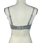 H&M SZ 36D T-Shirt Bra Padded Molded Wireless Adjustable V-Neck Gray Heathered Photo 2