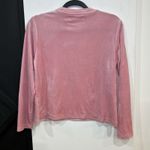 Rocawear Y2K  Pink Velour Rhinestone Longsleeve Shirt Top Size Medium Photo 3