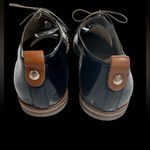 AGL Navy Patent Leather Flats Blue Size 8.5 Photo 3