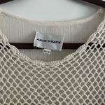 Antik Batik Short Flowing Openwork Dress Usher Size XS Bohemian Lagenlook Cream Photo 4