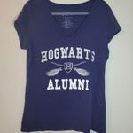 Harry Potter  Hogwarts Alumni Navy V-Neck T-Shirt Photo 0