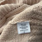 Brochu Walker Size M Longline Hooded Cardigan Sweater Toggle Alpaca Wool Beige Photo 4