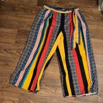 Jealous Tomato Multicolor Patterned Wide Leg Palazzo Flare Pants Office Boho Photo 0