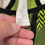 Fabletics Bianca Black and Yellow Seamless Sports Bra Size XS Photo 4