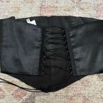 Black Corset Top Size L Photo 2