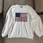 SheIn American Flag Sweater Photo 2