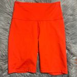 Carbon 38  Fluorescent Coral High Rise Biker Short Cloud Compression Sz Medium Photo 3
