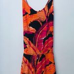 Old Navy NWT Banana Leaf Romper black pink orange Sz small Photo 19