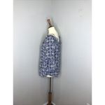 Figue Blue White Silk Off Shoulder Indian Boho‎ Blouse Top Shirt Medium M Photo 1