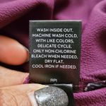 Simply Vera, Vera Wang Simply Vera Vera Wang Purple Cold Shoulder Sheer Tiered Top L Photo 7