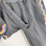 Electric yoga  Gray Rainbow Jogger Sweatpants Size Large Loungewear Photo 4