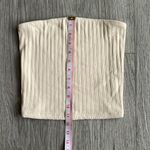 American Eagle  Cream Corset Style Tube Top Size S Photo 6