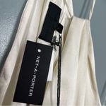 NWT NILI LOTAN Edwige Halter Keyhole Silk Top *stained* Ivory Women’s XL Photo 8