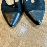 Sole Society  Women’s Pointed Toe Suede T-Strap Flats Black Size 10 B EUC Photo 7