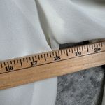 Vintage Glances Blouse M Cream Lace High Neck Pleated Puffy Sleeve Secretary Size M Photo 6