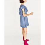 ZARA ✨ HP✨FRILLED ASYMMETRIC DRESS:✨ Photo 4