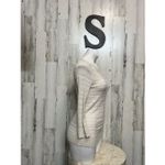 Banana Republic  Cream Open Knit Long Sleeve Sweater Tunic Top Small Photo 1