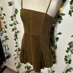 Urban Outfitters Kensie Corduroy Lace Back Mini Dress NWT Photo 4