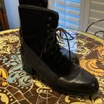 RIEKER LACE UP LEATHER BOOT Sz:39 Black Size 8 Photo 1