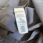 Athleta Brooklyn Sleeveless Textured Jumpsuit Womens 16 V Neck Pockets Blue Gray Photo 9