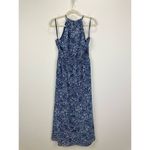 Madewell Smocked Halter Midi Dress Floral Blue Ditsy Cottagecore Fairy US 8 NWT Photo 7