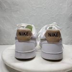 Nike Court Vision Low Next Nature x United Sneakers Womens 11 White Tan Leather Photo 5