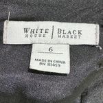 White House | Black Market Houndstooth Pencil Skirt Knee-Length Size 6 Patent Belt Photo 6