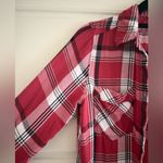 EXPRESS Women’s Plaid Button Down Size Small Photo 1