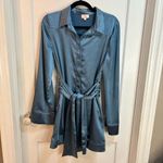 Camila Coelho Priscilla Mini Dress in blue Photo 1