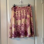 Ann Taylor A-Line Silk Lined Skirt in Pink and Cream Floral 10 Photo 3