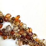 Avon tigers eye beaded Y choker necklace Brown Photo 6