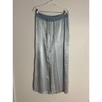 Pj Harlow  2pc sleeveless Blue Satin Pajamas size large Photo 3