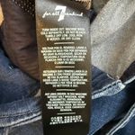 7 For All Mankind Asymmetrical Seam Denim Romper Womens XS Blue Western Bohemian Photo 16