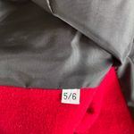 Vintage International Scene Red Wool Blazer Jacket Black Velvet Collar Cording S Photo 12