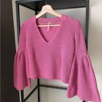 Free People  Bell Sleeve Knit Sweater Photo 0