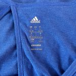 Adidas  Performance Top Shirt Large Keyhole C-Up LS Cobalt Blue New Photo 3