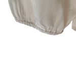 Tory Burch Cream Silk Embroidered Mirror Sequin Off Shoulder Blouse size 6 Photo 5