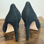 Alice + Olivia 🎉HOST PICK🎉 Black Dina Pointed Toe Suede Pumps 36.5 US 6.5 Photo 4