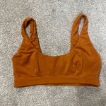 Parade Underwear Parade Rust Orange Scoop Unlined Bralette Size S Photo 0