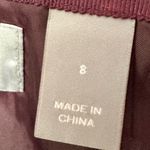 Liz Claiborne Purple And Blue Silk Midi A-Line Pleated Skirt Drop Waist Floral Photo 5