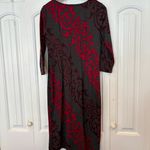 Saks 5th Avenue Saks Fifth Avenue Gray And Red Dress Size Medium Photo 1