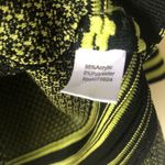 Ming Wang  Neon Yellow Black Zipper Swing Jacket Stripes Photo 4