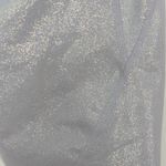 Zella Womens Cropped Leggings Shimmer Metallic Mesh High Waist Sliver| SMALL Photo 7