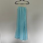 Givenchy Vintage  intimates blue checkered slip Nightgown Dress Photo 9