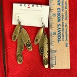 Liz Claiborne Axcess  Faux Gemstones Necklace Matching Dangle Pierced Earrings Photo 2