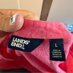 Lands' End Bundle of 2 Lands'‎ End Linen Blend V-Neck Tunic Tops Pink Blue 3/4 Sleeve L Photo 9